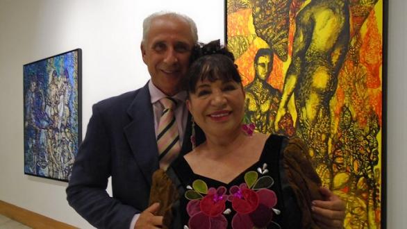 José Carlos de Santiago junto a Zaida del Río