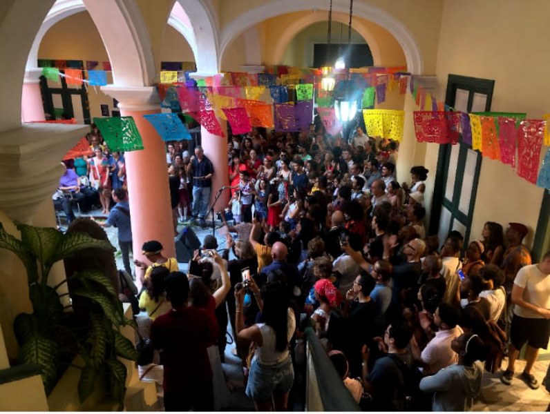Gran asistencia de público a la inauguración