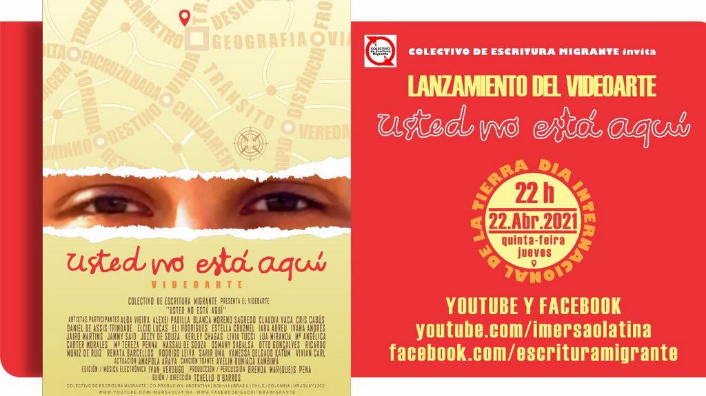 Lanzamiento del videoarte internacional “Usted No Está Aquí”