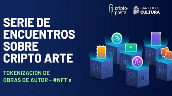 cartel de los encuentros sobre cripto arte 