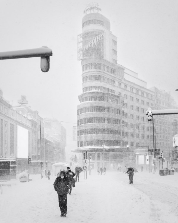 Calle de Gran Vía. Madrid. (2021),. Colección particular de Rafael Trapiello.