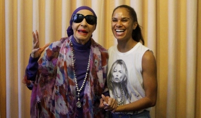 Alicia Alonso y Misty Copeland en la sede del Ballet Nacional de Cuba