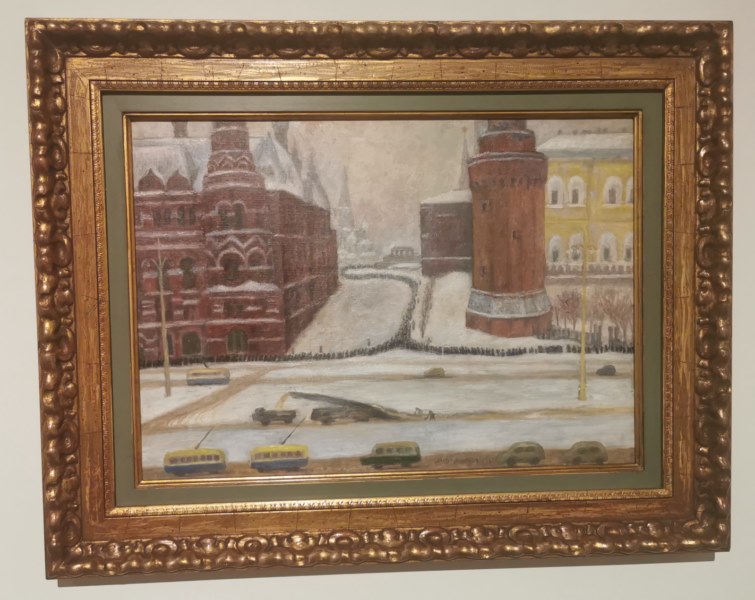 Vista de la Plaza Roja, de Diego Rivera