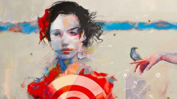 JJ Walker. Dance of the bees. 2025. Óleo sobre madera