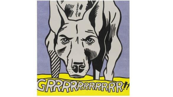 Roy Lichtenstein Grrrrrrrrrrr!!, 1965 Oil and Magna on canvas 172.7 x 142.5 cm Solomon R. Guggenheim Museum, New York Gift of the artist, 1997 Photo © Solomon R. Guggenheim Foundation, New York. All Rights Reserved.