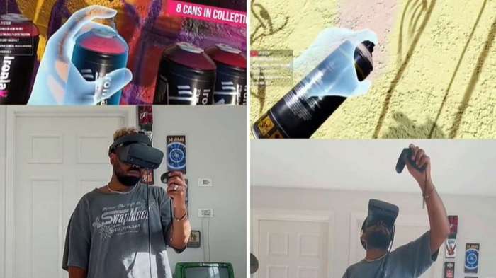 Bienvenidos al futuro: grafitis hechos de realidad virtual