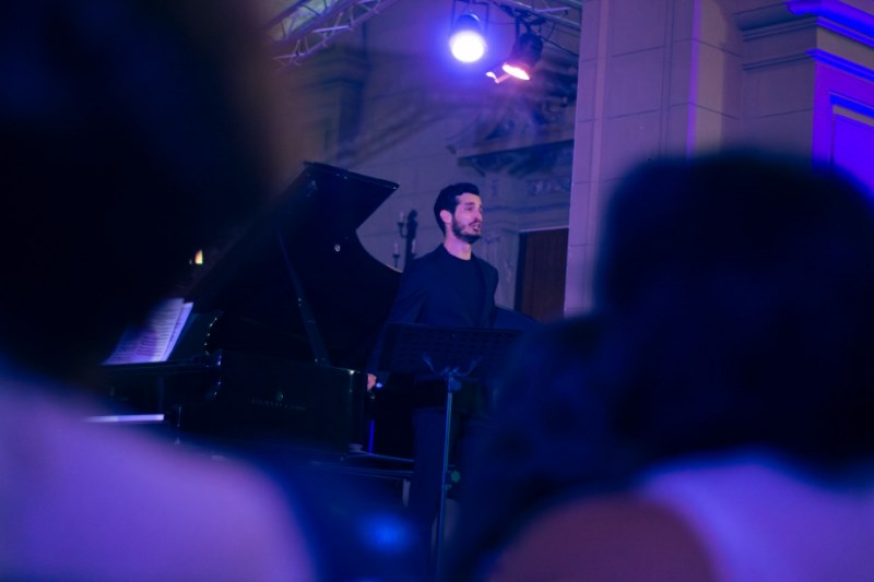 Instantes del concierto en el Oratorio San Felipe Neri, como parte del Festival Habana Clásica 2023.