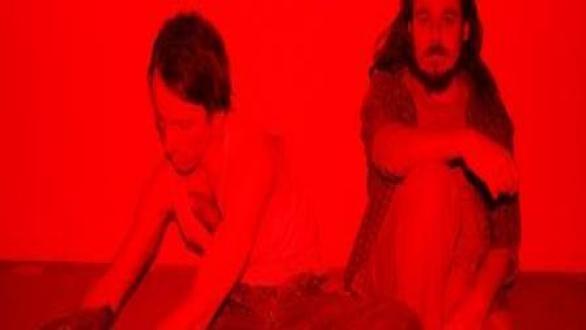 Invernomuto, Calendoola, set photo, courtesy of the artists and Gluck50; ph: Anna Adamo; costumes: Jules Goldsmith.