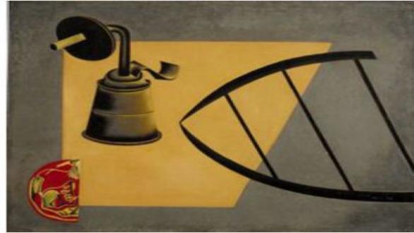 Joan Miró Nature morte I, 1922-1923 Naturaleza muerta I (La espiga de trigo) Óleo sobre tela 38 x 46 cm The Museum of Modern Art, Nueva York. Adquisición, 1939 © Successió Miró, 2015