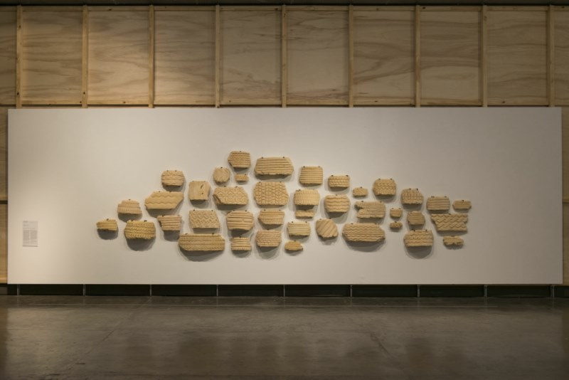 Obra de Adrián Balseca durante a 34ª Bienal de São Paulo © Levi Fanan /Fundação Bienal de São Paulo