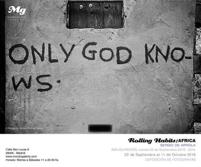 "Rolling Habits: Africa" fotografías de Sergio de Arrola en MONDO GALERIA 