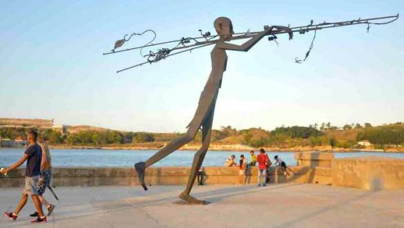 Obra El pescador, de Ictiandro Rodríguez