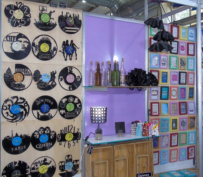 Stand discos en Arte para Mamá