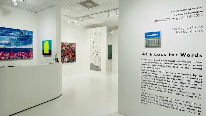 At a Loss for Words: A Nancy Gifford and Kathy Kissik Exhibition