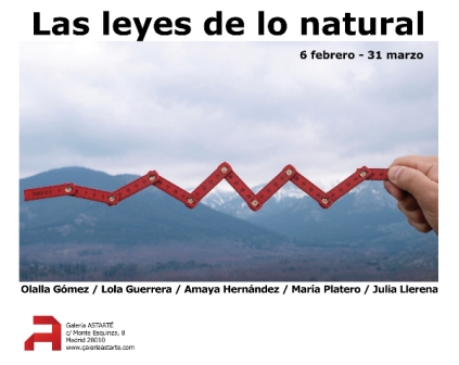 Las leyes de lo natural exhibition at ASTARTE Gallery