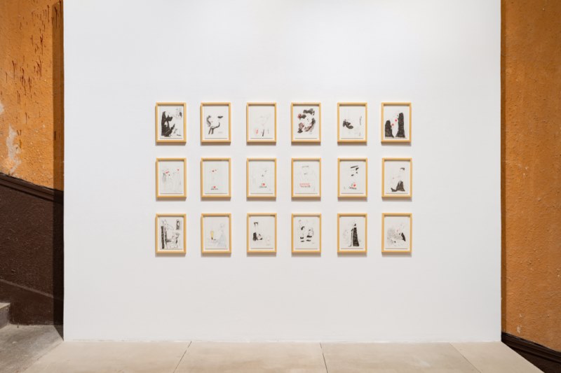 Vista de la exposición  Juan Padrón. A 40 años de ¡Vampiros en La Habana!