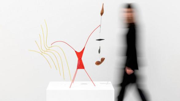 Installation view “Calder. Sculpting Time” MASI Lugano, Switzerland. Photo Luca Meneghel © 2024 Calder Foundation, New York / Artists Rights Society (ARS), New York