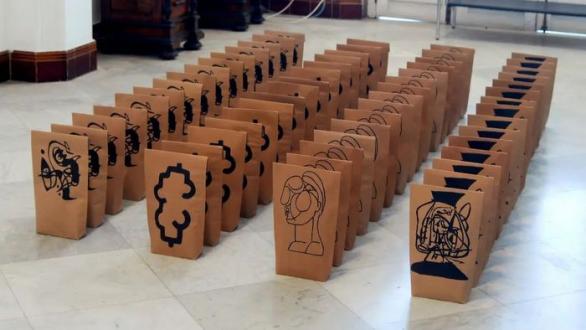 Obra expuesta en “Class-Room VI, Crónico”