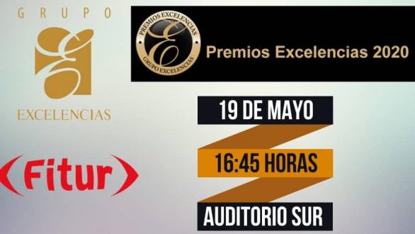 cartel de entrega de los premios excelencias 2020 