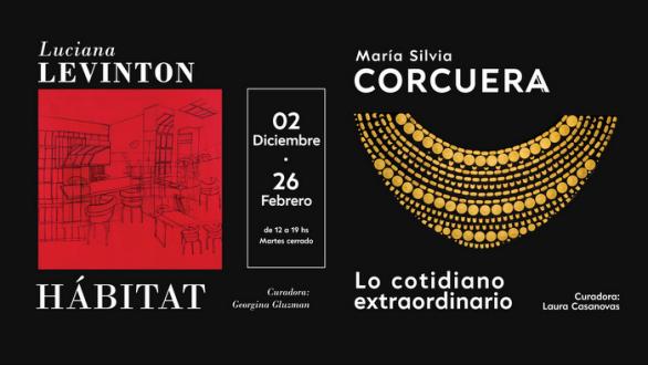 Cartel de las expos  Corcuera y Levinton