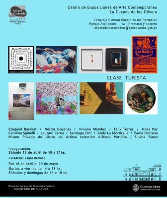 Guía de viajeros Venezuela 12/15 de Ezequiel Barakat en la muestra colectiva Clase Turista