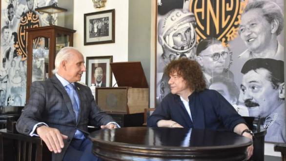 José Carlos de Santiago junto a Riccardo Cocciante