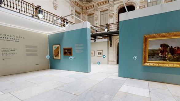 Imagen de la visita virtual a la exposición