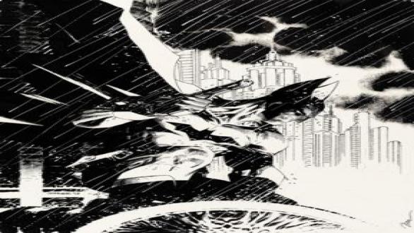 Jim Lee, Batman. Photo: Sotheby's / Art digital studio.