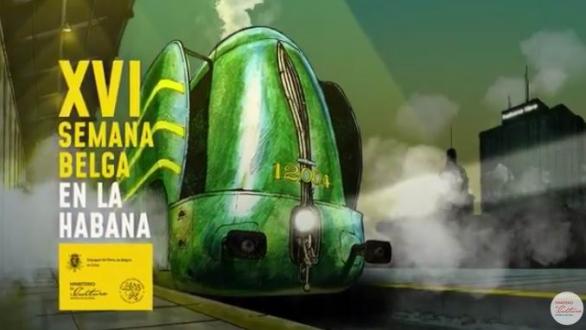 cartel de la semana belga en la habana 2021