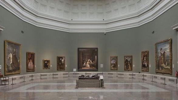 vista del Museo del prado