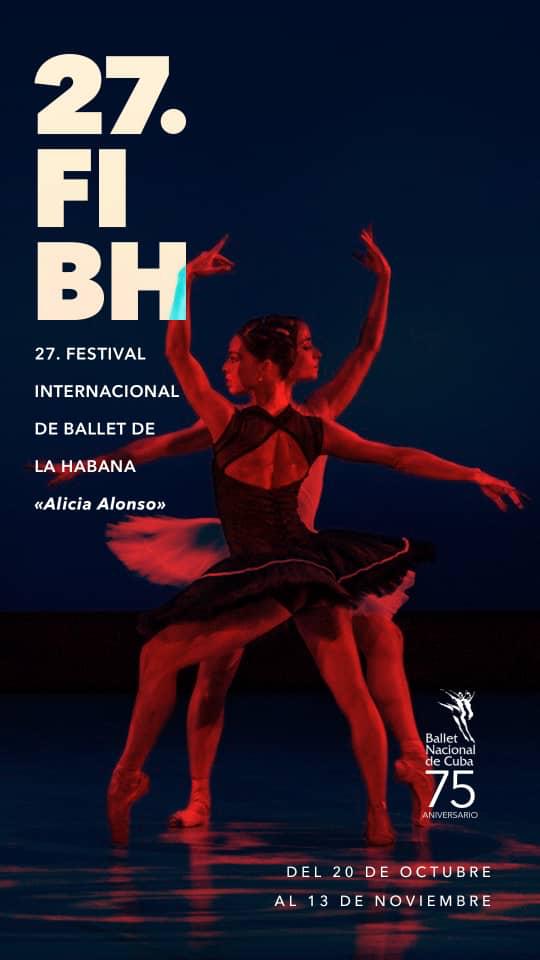 Cartel del 27 Festival Internacional de Ballet de La Habana Alicia Alonso