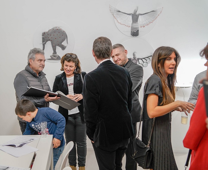 Inauguration of the Rancaño exhibition