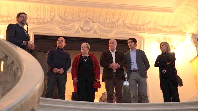 Inauguración de la expo por el Embajador de España en Cuba
