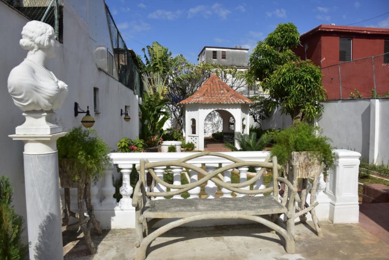 patio interior en la Casa del Vedado