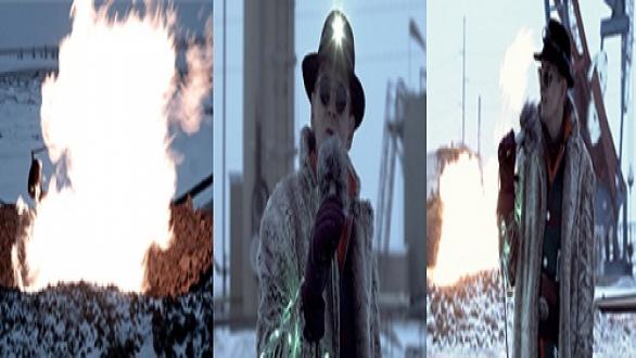 Video stills of Palazzo Gundane (homage to the myth-maker who fell to earth), 2017, Video and 10-channels sound installation, Dimension variable, Images courtesy of the artist.