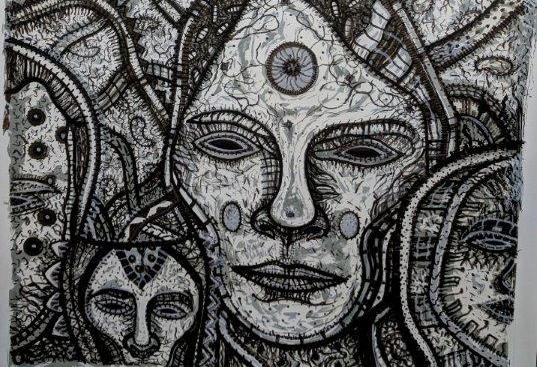 Completed serigraphy printing by López Oliva