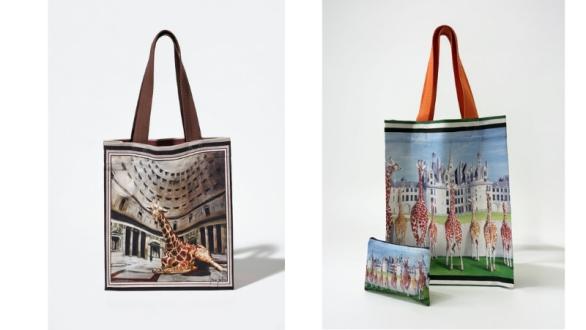 jirafas de Goitia en bolsos