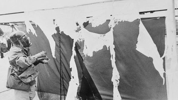 Gustav Metzger. The Southbank Demonstration, London 1961 (1961). Foto: © Getty Images