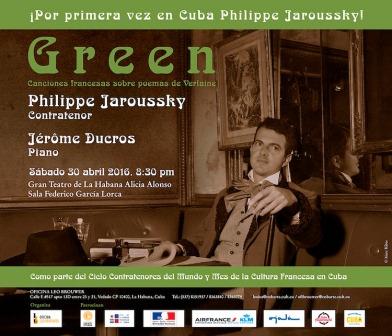 Mundialmente  reconocido, Philippe Jaroussky, actuará por vez primera en Cuba