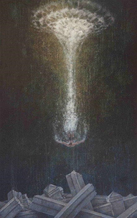 After the storm, 140x90cm, acrylic canvas, 2018