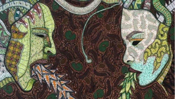 Obra de la muestra "A teatro abierto" de Manuel López Oliva 