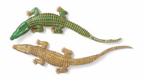 Collar Cocodrilo. Cartier París, pedido especial, 1975. Procedencia María Félix (1914-2002) Colección Cartier