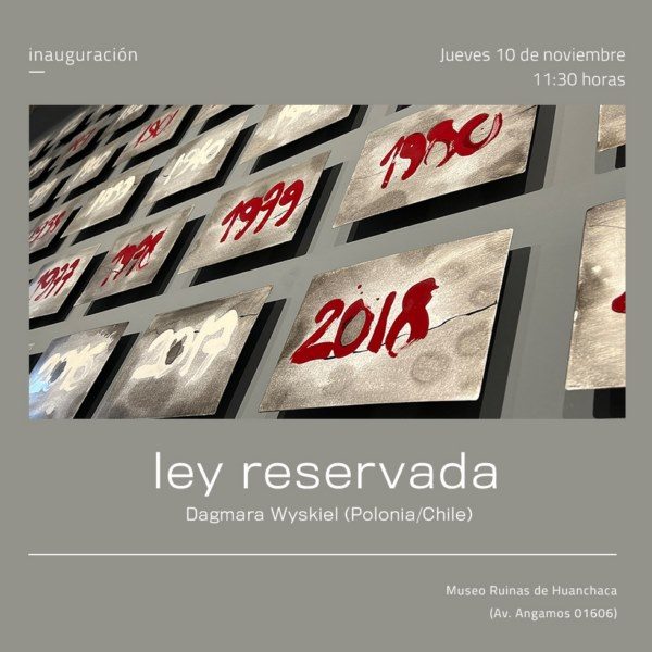 Inauguración Ley reservada 