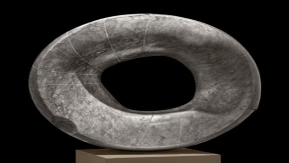 Isamu Noguchi, Grey Sun, 1967. Smithsonian American Art Museum. Gift of the artist. Photo by Gene Young. © The Isamu Noguchi Foundation and Garden Museum, New York.