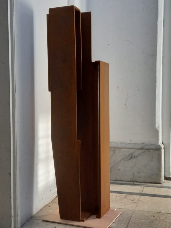 Obra del artista Juan Andrés, exposición Del espíritu y la forma 