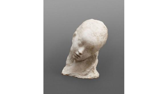 Medardo Rosso, Malato all' ospedale, 1889  Plaster, 23.5 x 30.5 x 28 cm  Museo Medardo Rosso, Barzio  Photo Credit: mumok / Markus Wörgötter