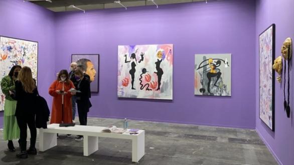 Vista general de stand en ARCOMadrid' 22