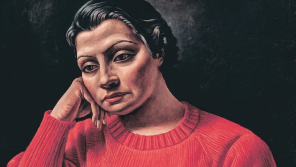 Malba obra de Antonio Berni. La mujer del sweater rojo
