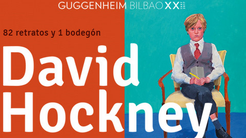Retratos de David Hockney en el Museo Guggenheim Bilbao