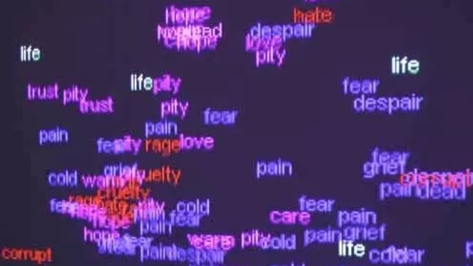 "Rage, love and despair" de Charles Sandison en el CAC Málaga